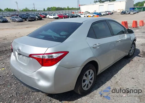 2016 Toyota Corolla L из США, поврежденный, VIN 2T1BURHE2GC725164